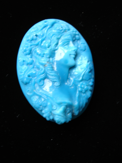 bacchante turquoise cameo