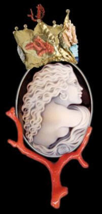 cameo coral jewelry - Casco Italy